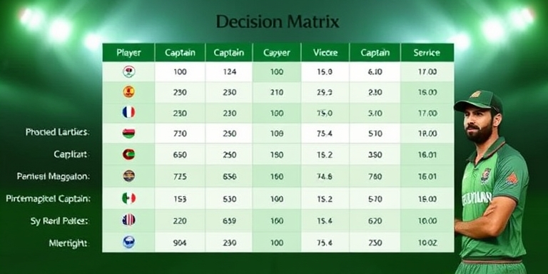 Dream11 App India App Download captain decision matrix